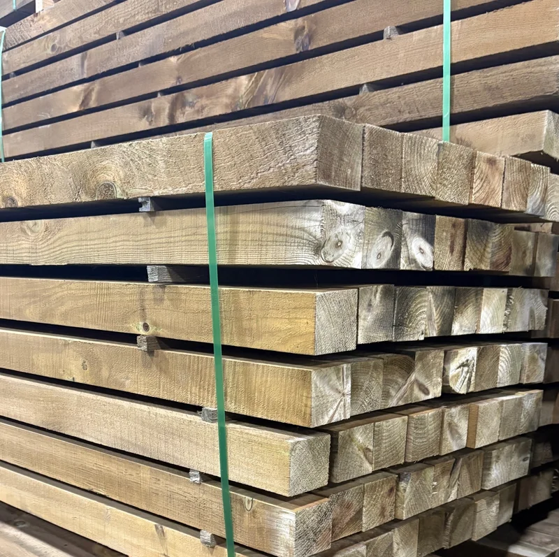 4" x 4" x 6' Green Treated Post
