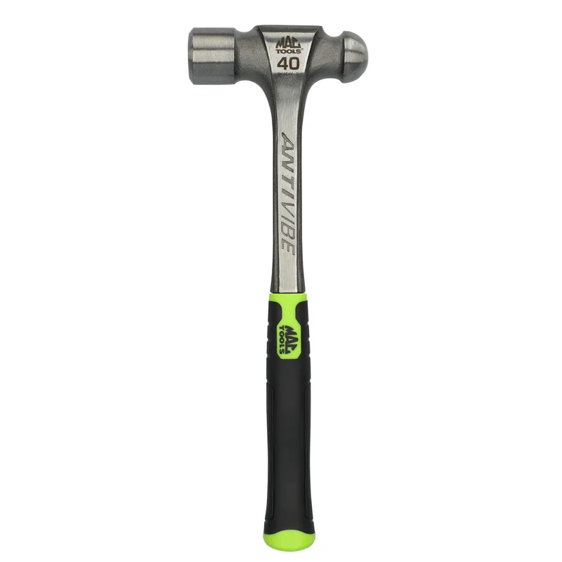 40 oz. Anti-Vibe Ball Peen Hammer - Hi-Vis Green