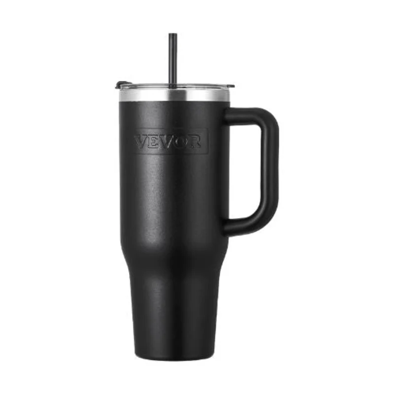 40 oz Insulated Stainless Steel Travel Mug Double-Wall Leakproof with Lid for Indoor/Outdoor School Work