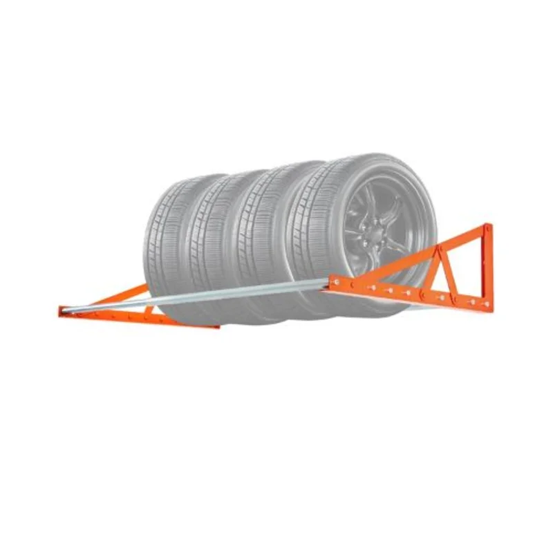 400 lbs Wall Mounted Tire Rack for Garage Workshop Repair Shop TC0519