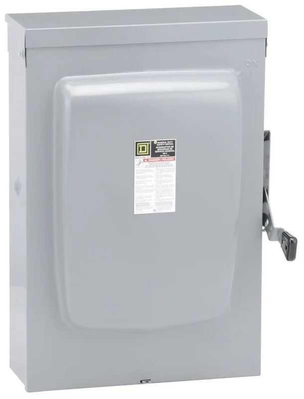 400A 240VAC 3 Pole Steel Safety Switch D325NR