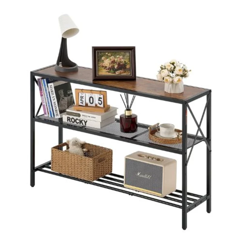 41.7" Behind Couch Narrow Sofa Table for home