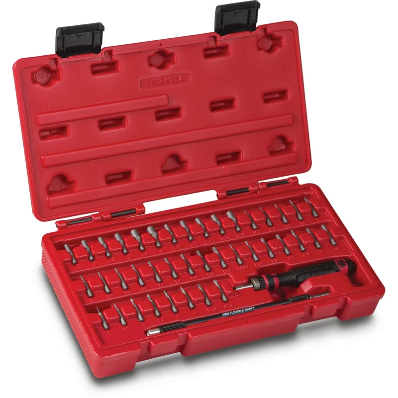 42-PC. 1/8" Hex Drive Mac-Grip Ratcheting Precision Bit Driver Set