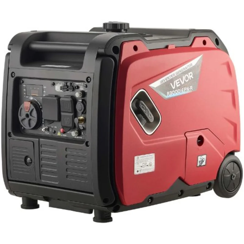 4200W Peak Watt Dual Fuel Inverter Generator Quiet Gas & LPG Powered RV Ready with CO Sensor and Long Run Time