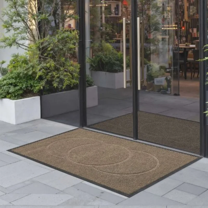 47 x 32 In Front Door Mat Modern Stylish Brown Carpet FRTTWTSKU7
