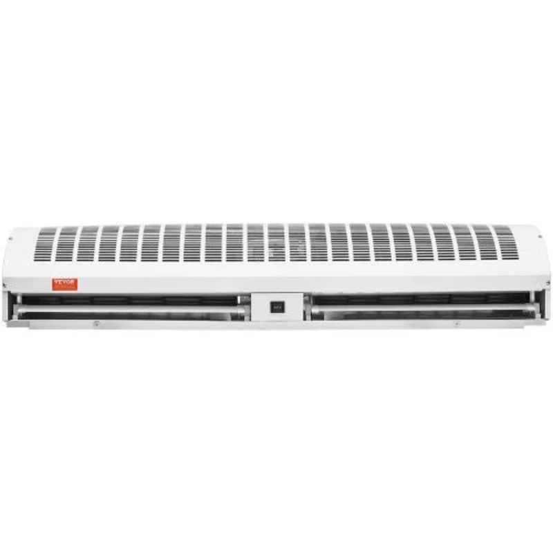 48 In Commercial Indoor Air Curtain 1650 CFM 2-Speed 110V Wall-Mounted Unheated