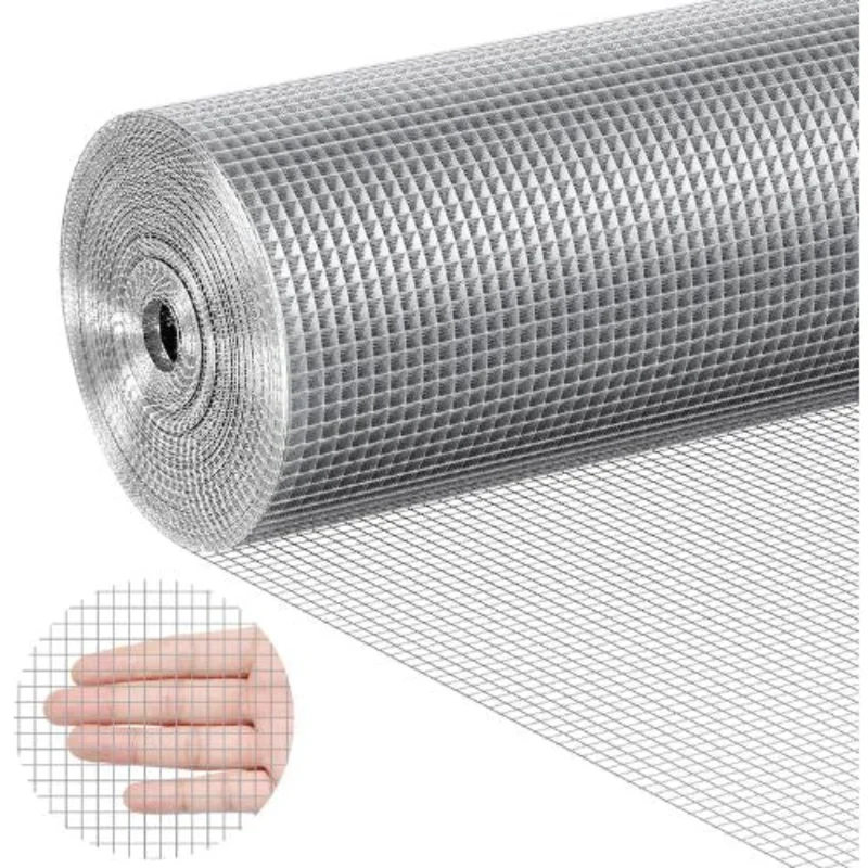 48 Inch x 50 Ft 23 Gauge Hot Dipped Galvanized Wire Mesh Roll For Chicken Wire Fencing and Rabbit Cages