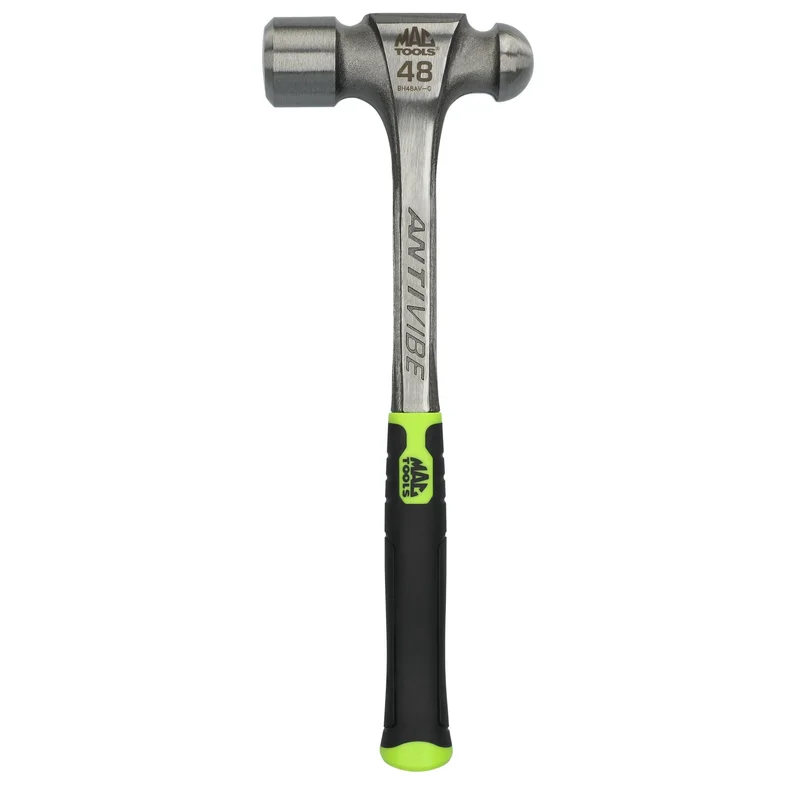 48 oz. Anti-Vibe Ball Peen Hammer - Hi-Vis Green