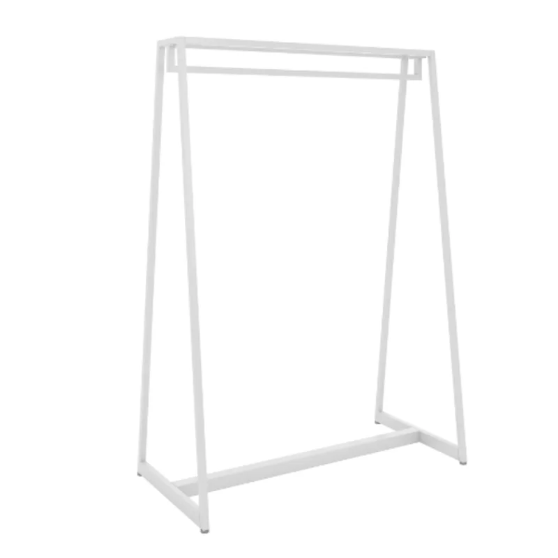 48"W x 68"H Aspect Ballet Bar Garment Rack Gloss White Finish APA48NWW