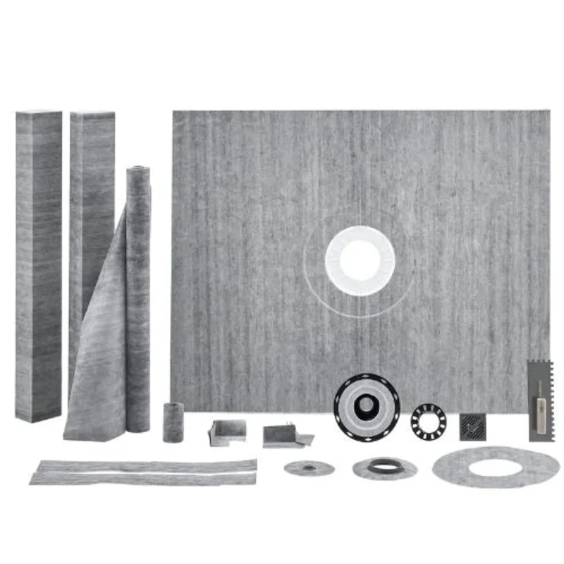 48 x 60 In Shower Curb Kit and Shower Pan Kit for Bathroom JQ-4860P