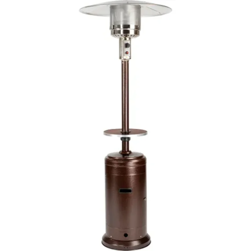 48000 BTU Propane Hammered Bronze Patio Heater With Steel Table HLDS01-CGT