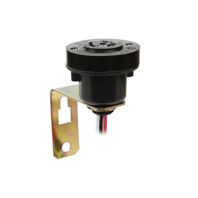480VAC Photo Control Locking Replacement Receptacle Thick With Metal Bracket P122M