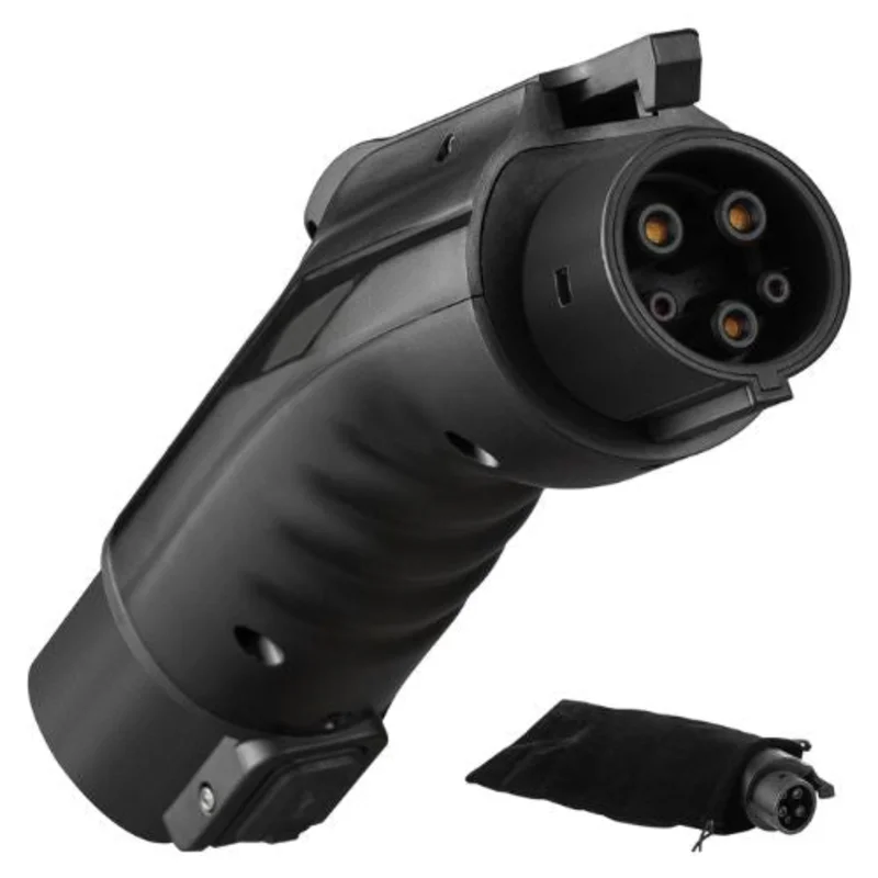 48A 240V EV Charger Adapter with Anti-Drop Lock for J1772 Vehicles