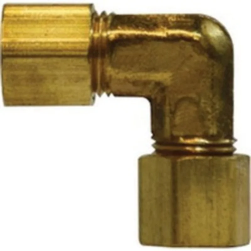5/16 Inch Compression 5/16 Inch Captive Union Elbow with 26004 Sleeve Nut 26125