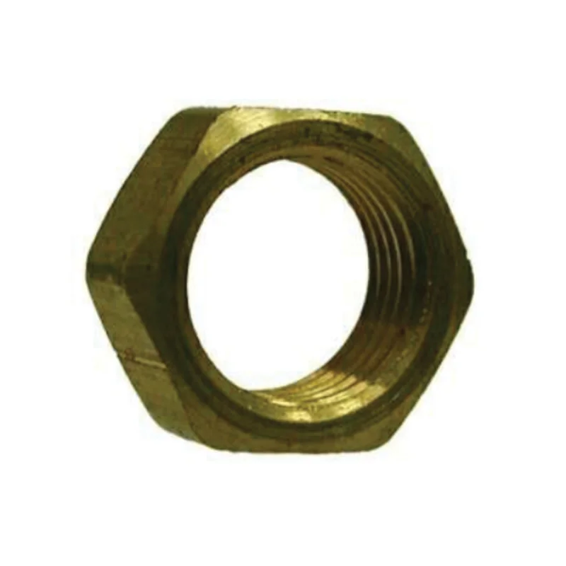 5/16 Inch Compression Bulkhead Nut for Secure Panel Mount Connections Brass 18098