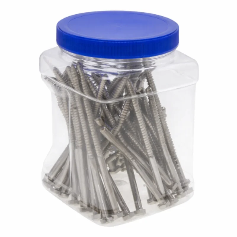 5/16 x 4 Inch Hex Lag Bolt Stainless JBLS16Ss (Pack of 50)