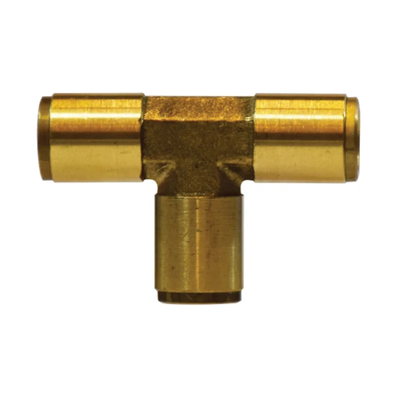 5/32 Inch Push-to-Connect 5/32 Inch 5/32 Inch Union Tee Brass 20026