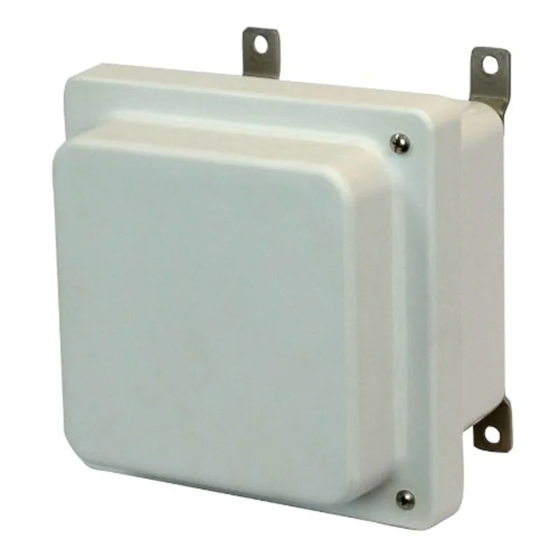 5.75 Inch Depth Solid Wall Mount JIC Size Fiberglass Enclosure AM664RH