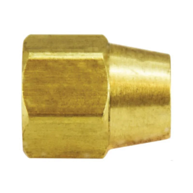 5/8 Inch Compression Long Hex Nut Nut for Fluid Systems Brass 24007
