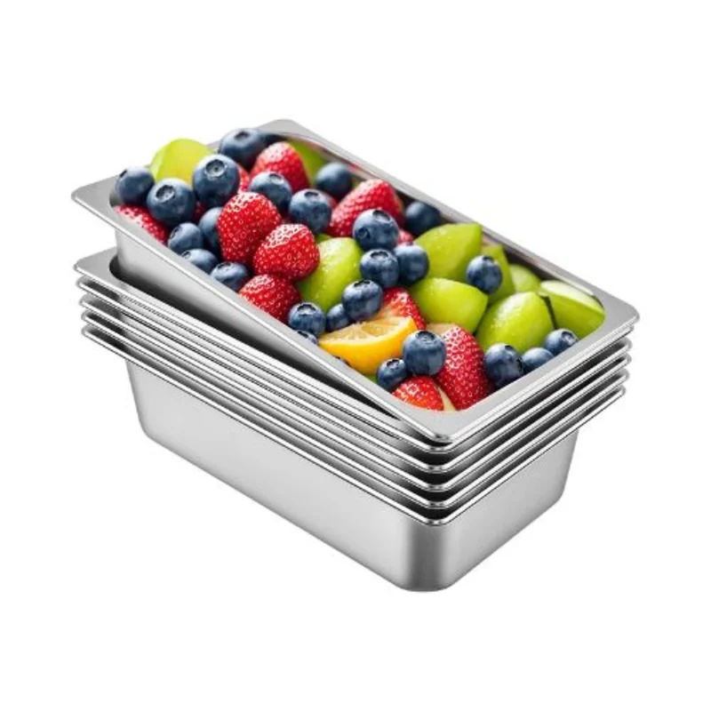 5.9-Inch Deep Commercial Table Pan For Catering Storage Food DTC4-6(Pack of 6)