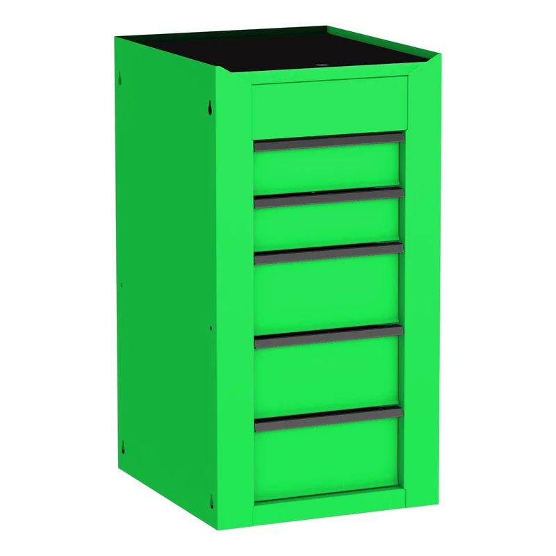 5-Drawer Side Box for UC3720 (MB199) Carts - Lime Green