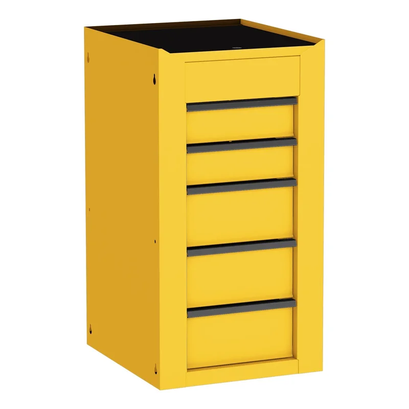 5-Drawer Side Box for UC3720 (MB199) Carts - Sunburst Yellow