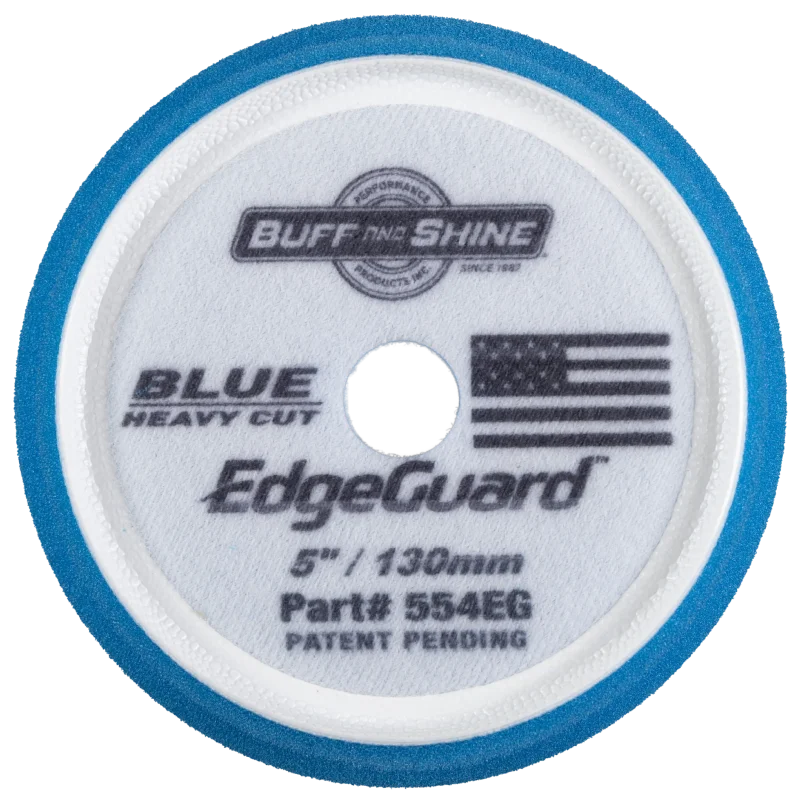 5" EdgeGuard Foam Pad Coarse Blue