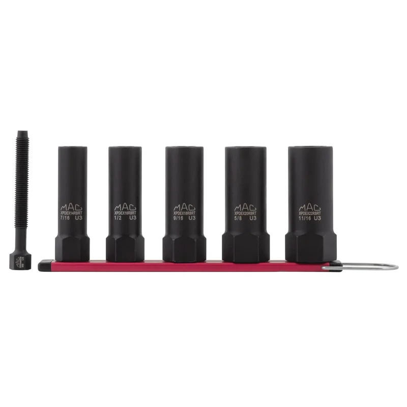 5-PC 3/8" Drive R.B.R.T SAE Impact Foreign Object Removal (FOR) Deep Extractor Socket Set