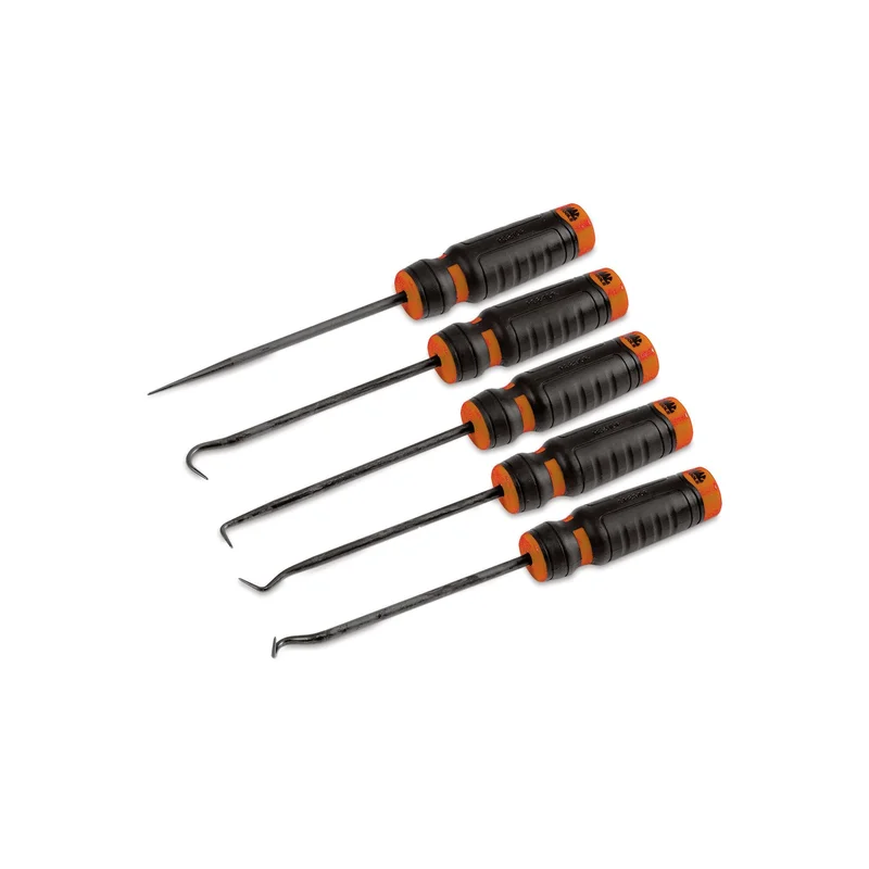 5-PC. Mac-Grip Pick Set - Hi-Vis Orange