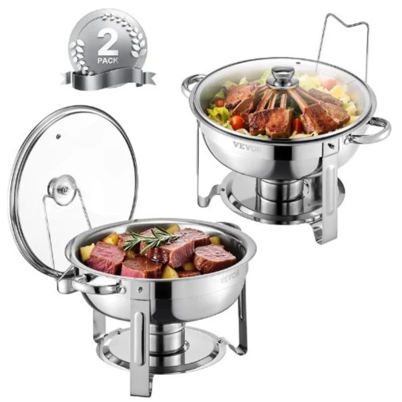 5-Qt Deep Table Pan For Catering Storage Food JZYYXCL5LGG2 (Pack of 2)