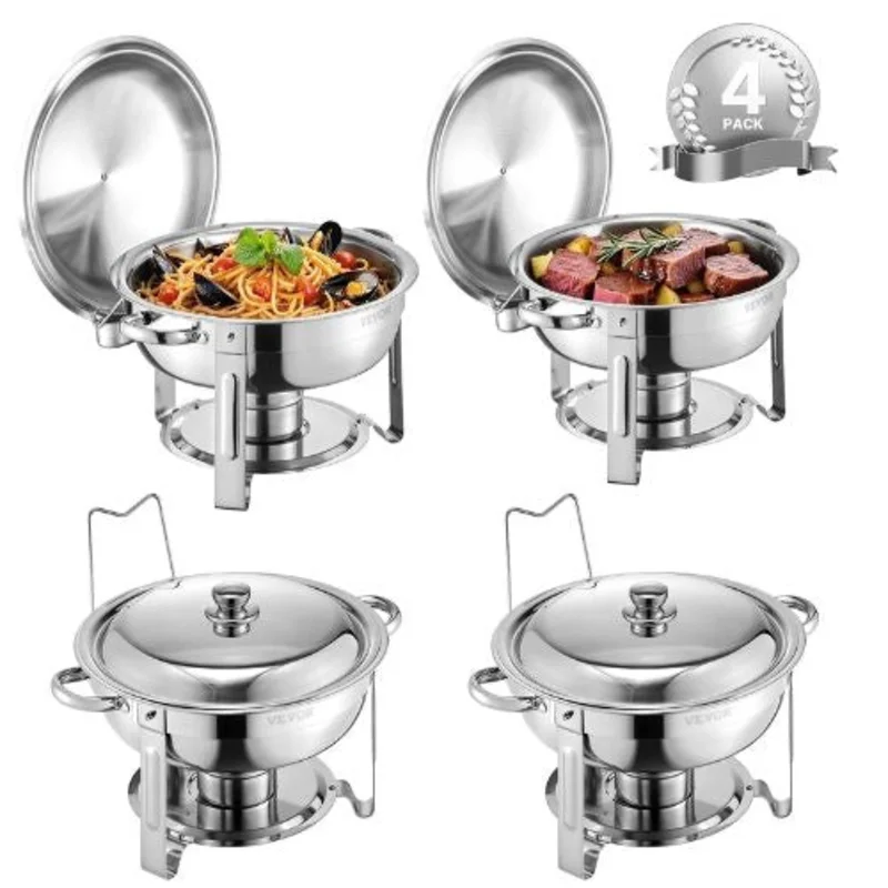 5-Qt Deep Table Pan For Catering Storage Food JZYYXCL5LGG4 (Pack of 4)