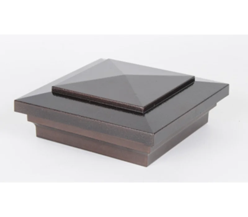 5" Sq. Cape May Post Cap (Box of 6) White