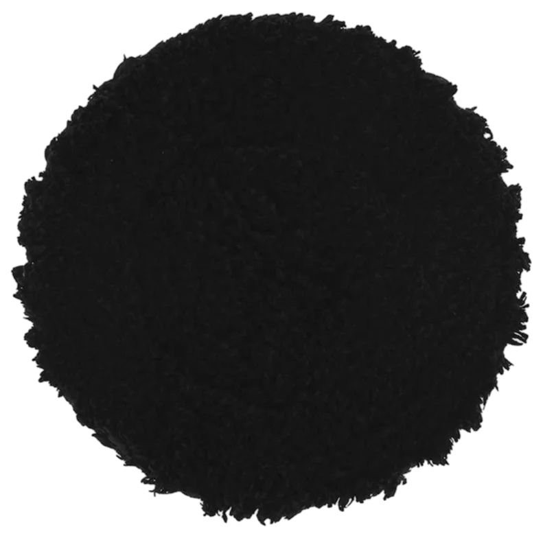 5" Standard Microfiber Pad Black