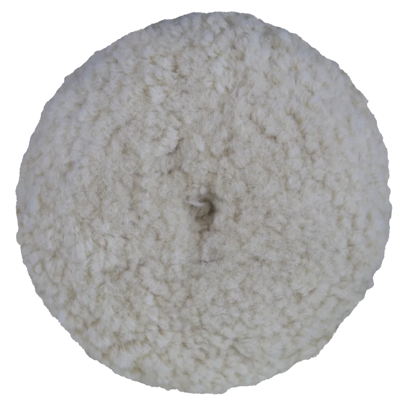 5" Standard Single Sided Wool Pad Natural