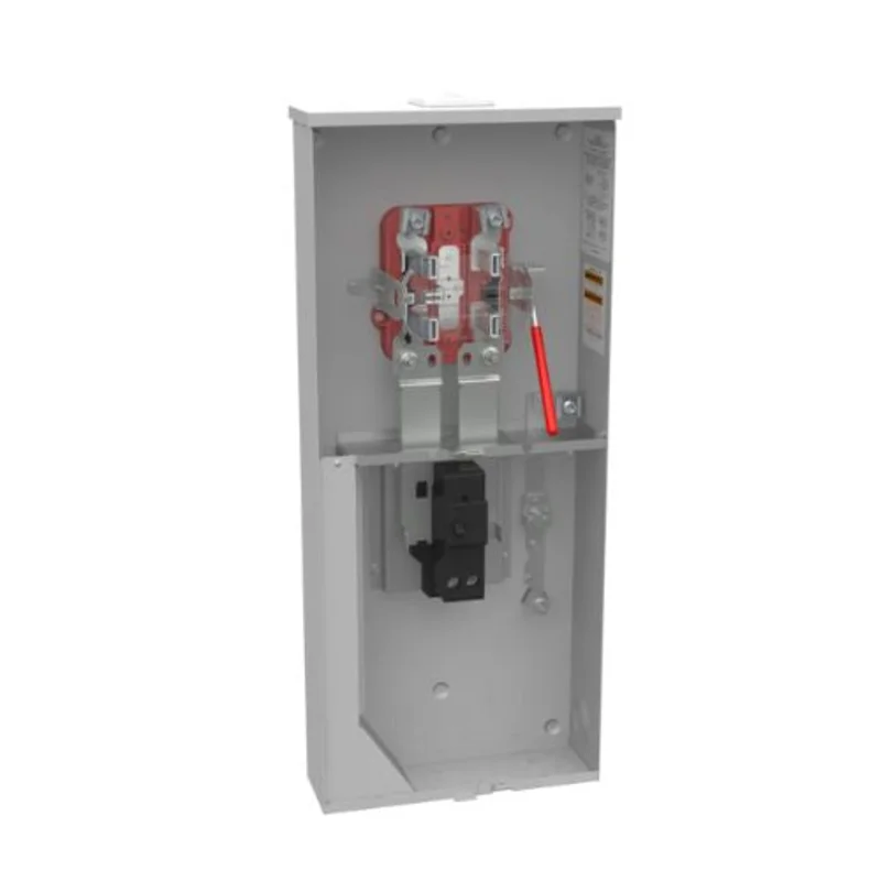 5 Terminal 1-Position 200A Ringless Meter Socket With Lever Bypass U5880-XL-200-5T9-BLG (Barrel Lock Guard)
