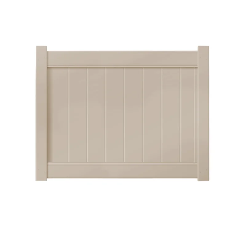 5 x 4 Sandstone Single Swing Vinyl Gate