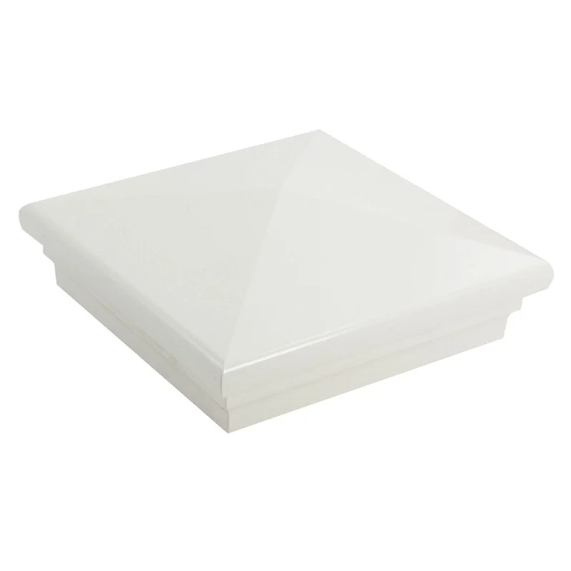 5" x 5" Neptune Post Cap (Box of 6) White