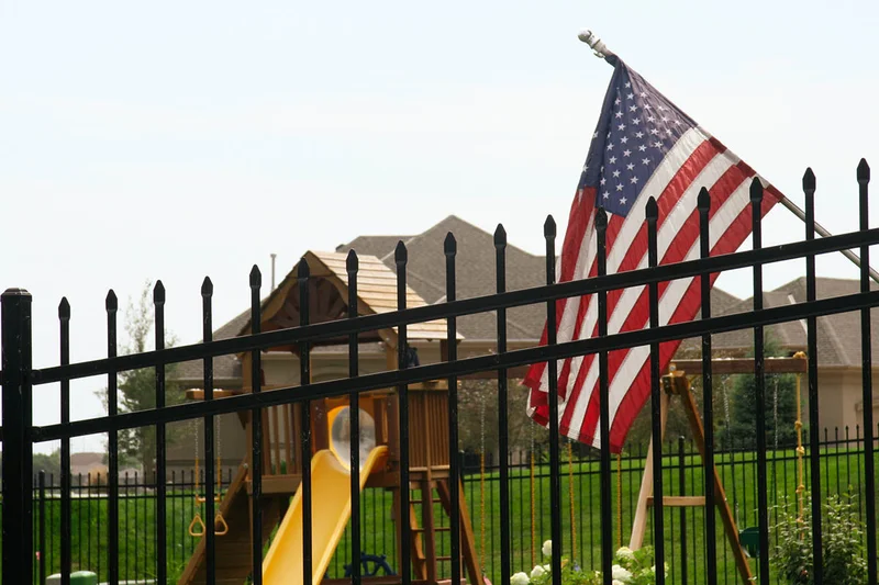 [50 Feet Of Fence] 6' Tall Ornamental Steel Spear Top Complete Fence Package