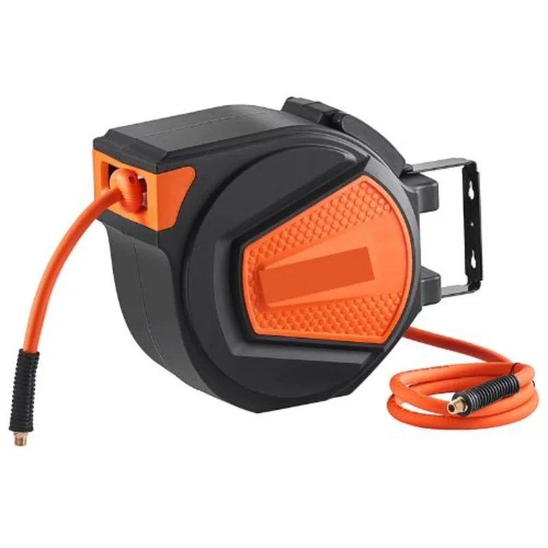 50 feet Retractable Air Hose Reel with 5 In Lead in Ceiling for Workshop Garage