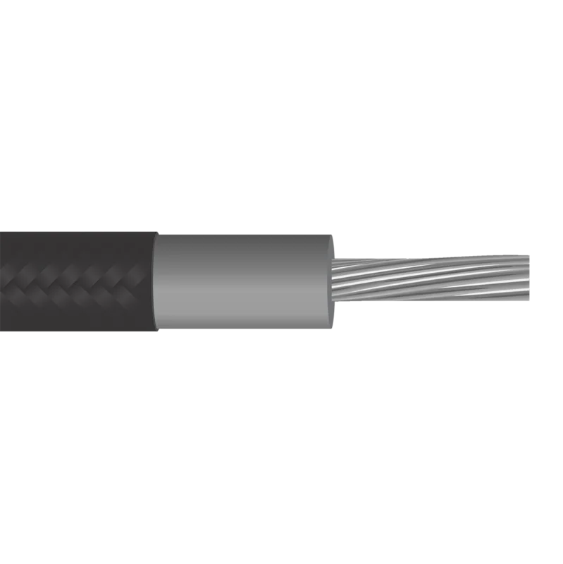 500' 2/0 AWG 1C SRML High Temperature Motor Lead Wire 600V 200C Black