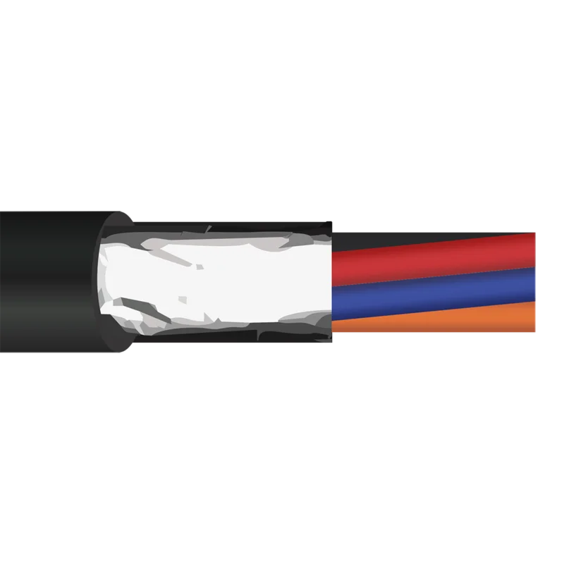 500' 20 AWG 1P PLTC Overall Shield Instrumentation Tray Cable PVC Jacket 300V 105C