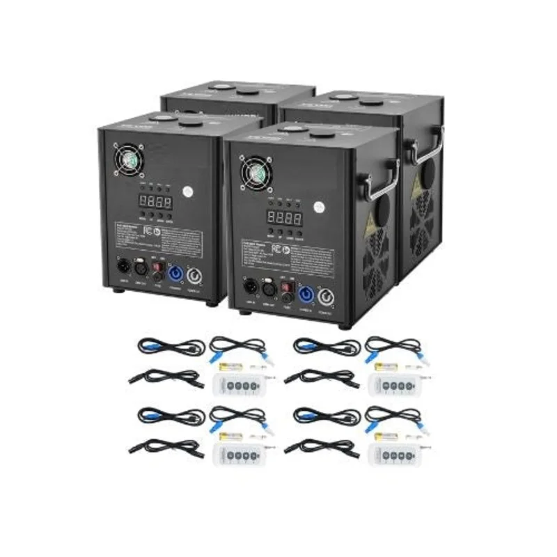 500W Indoor Sparkular Machines with Aluminum Housing Adjustable Height and DMX Control Set of 4