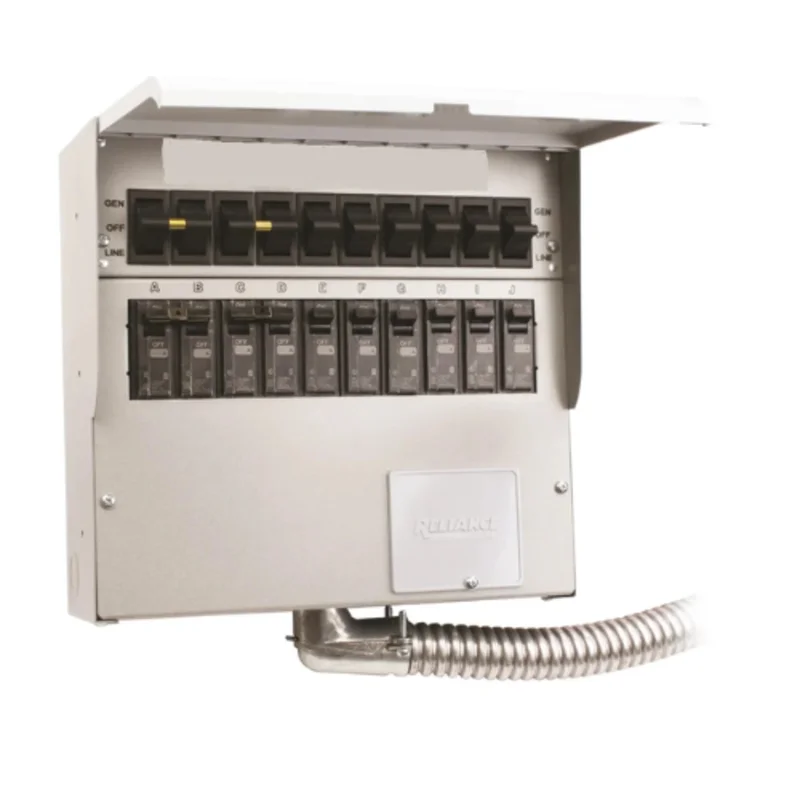 50A 10 Circuit 2P20 Bare Transfer Switch 510D