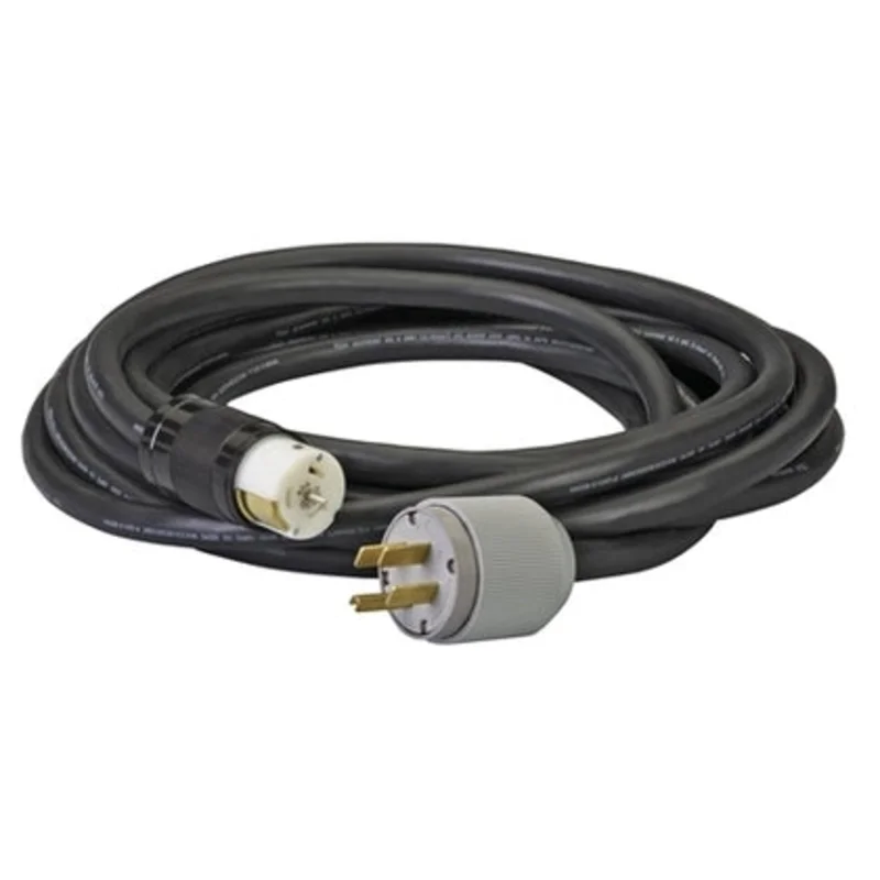 50A 240VAC Black Generator Power Cord PC5020