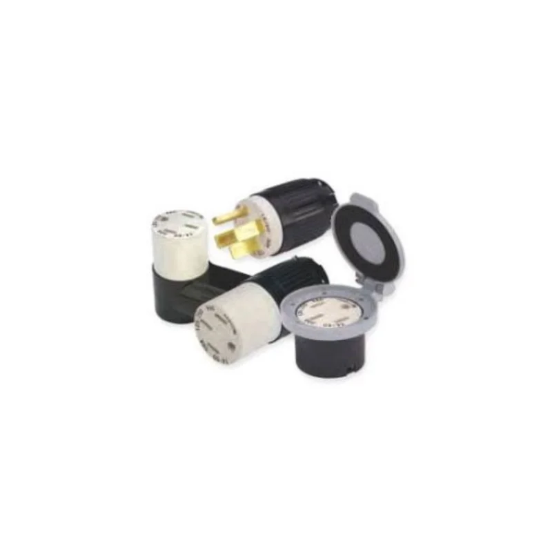 50A 250V Right Angle Power Cord Connector 1450RC