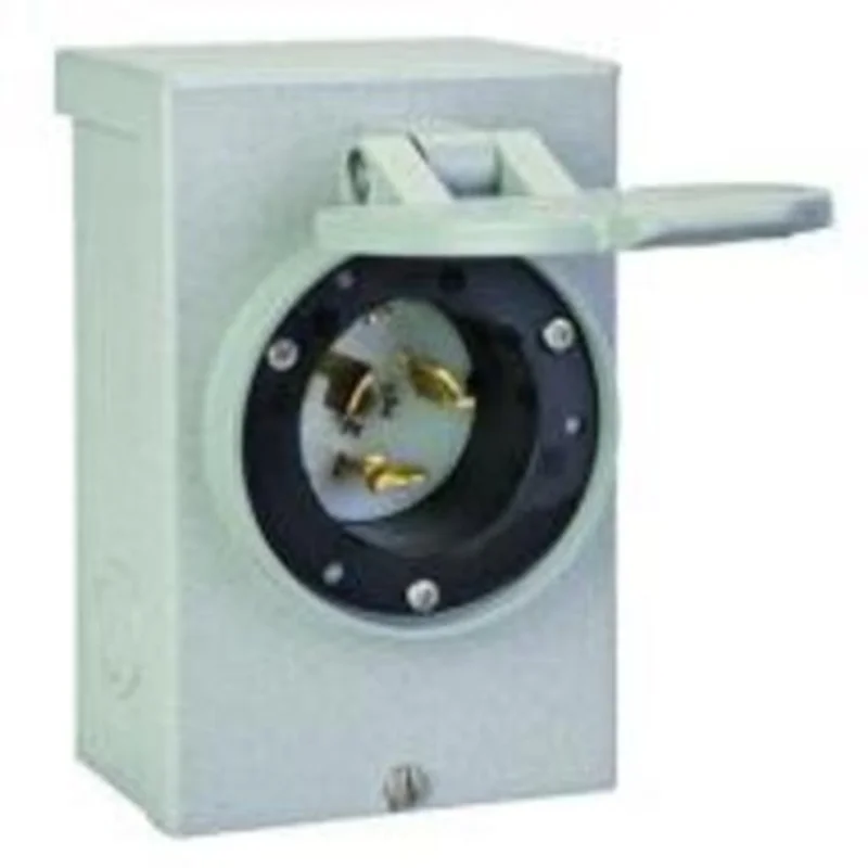 50A 250VAC NEMA 3R Switch Power Recessed Inlet Box PB50