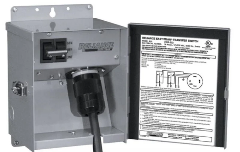 50A Single Pole Outdoor Manual Transfer Switch CSR511