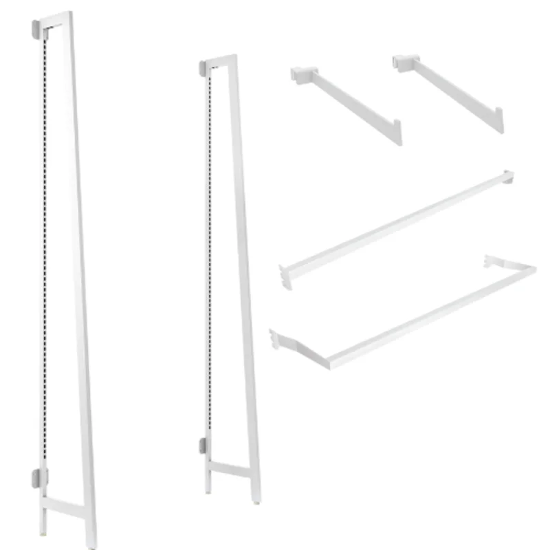 53 Length Aspect Kit 3 Gloss White Outrigger with Two Faceouts and Hangrail APORWK3