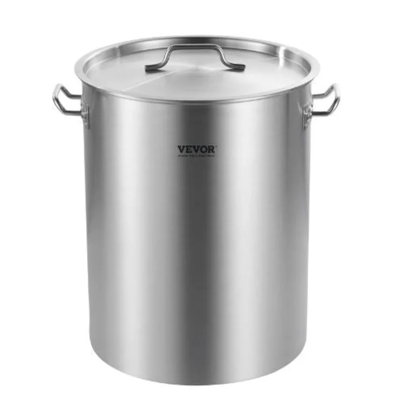 53 QT Stainless Steel Stockpot Cooking Basket for Kitchen SP53QT404003D