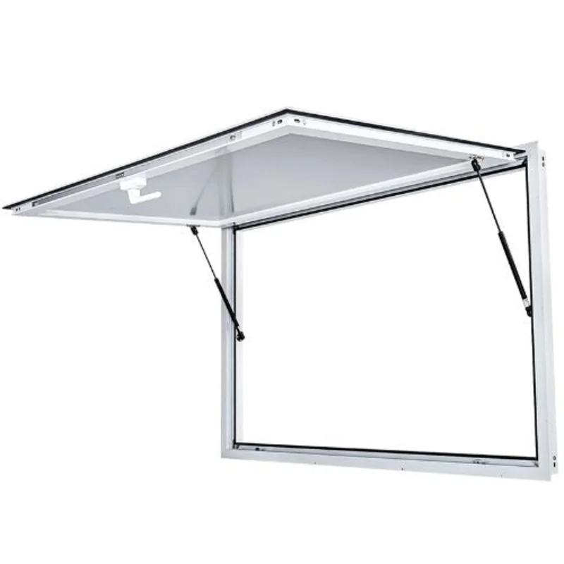 53 x 33 Inch Concession Window with Concession Stand for Food Trucks Glass Not Included